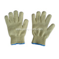 Aramid Heat Resistant Level 500 Celsiusdgree Cotton Liner Safety Work Glove double layer